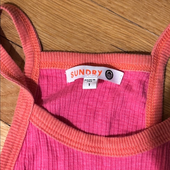 Sundry Ribbed Tank Tops - Picture 2 of 3